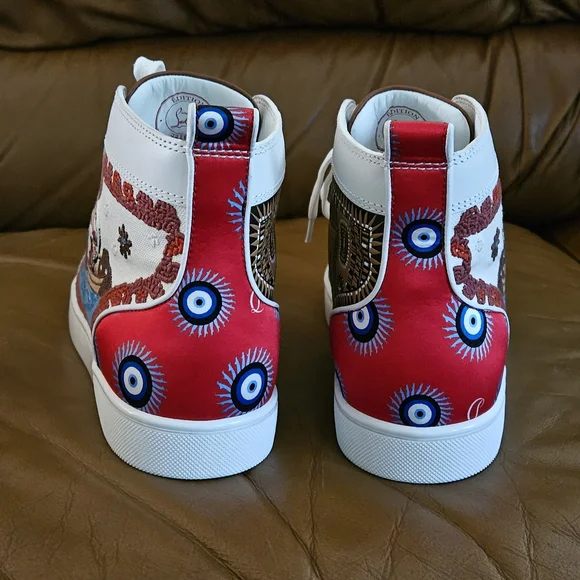 New Men's Christian Louboutin NO LIMIT GREEK High-End Luxury Shoes Sz 7.5 US - Picture 4 of 16